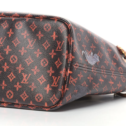 Louis Vuitton Catogram Neverfull MM Marron 9 of 9