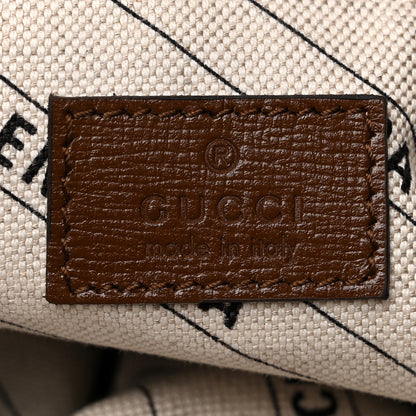Balenciaga X GUCCI GG Monogram Azalea Calfskin Neo Classic Silver Hardware Medium City Beige Ebony Brown Sugar 7 of 11