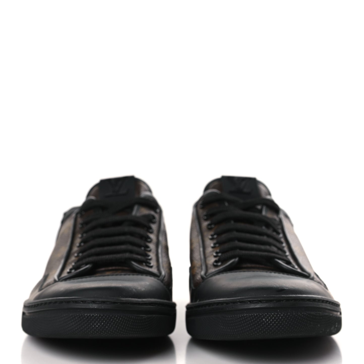 Calfskin Monogram Slalom Sneakers 9 9 Black