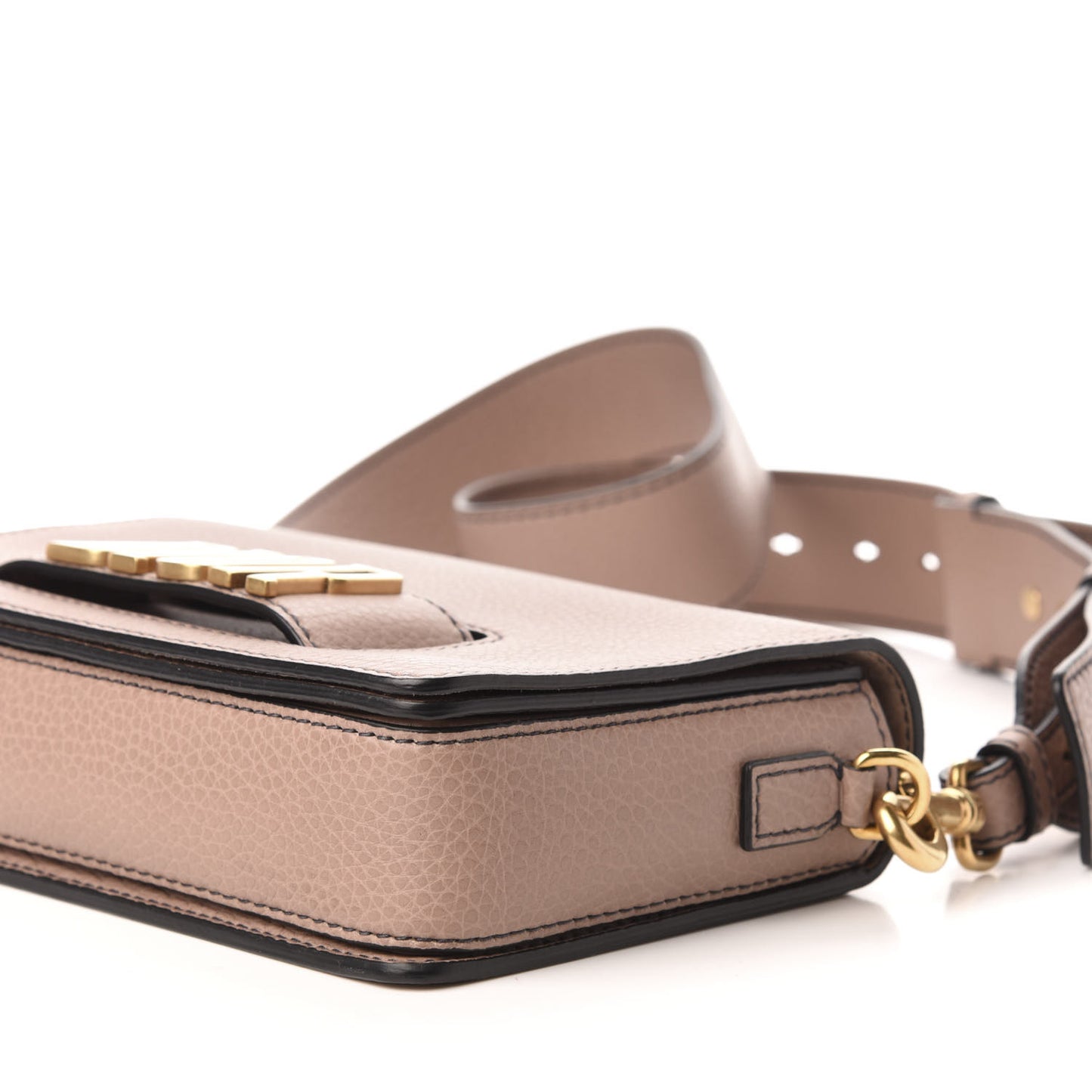 Grained Calfskin Dio(r)evolution Flap Bag Old Rose