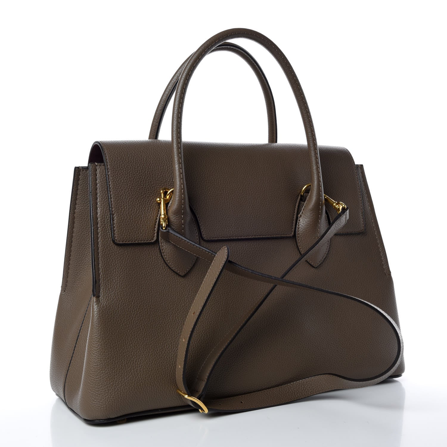 Mulberry Small Classic Grain Calfskin Large Seaton Grey 3 of 9