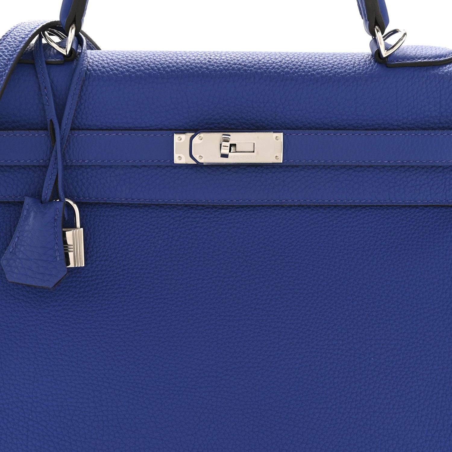 Hermes Togo Kelly Retourne 35 Bleu Electrique 8 of 11