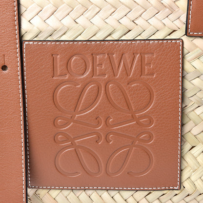 Loewe Raffia Basket Tote Bag Natural Tan 5 of 8