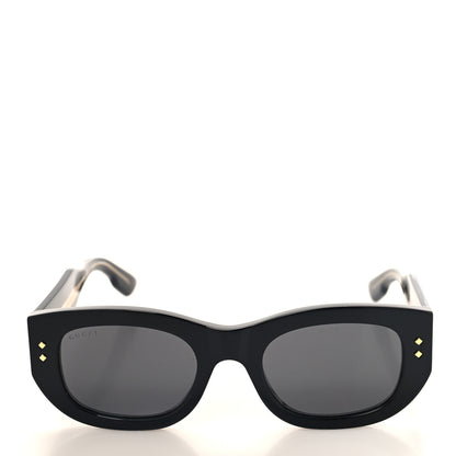 Gucci Acetate Rectangle Frame Sunglasses GG1215S Black 2 of 7