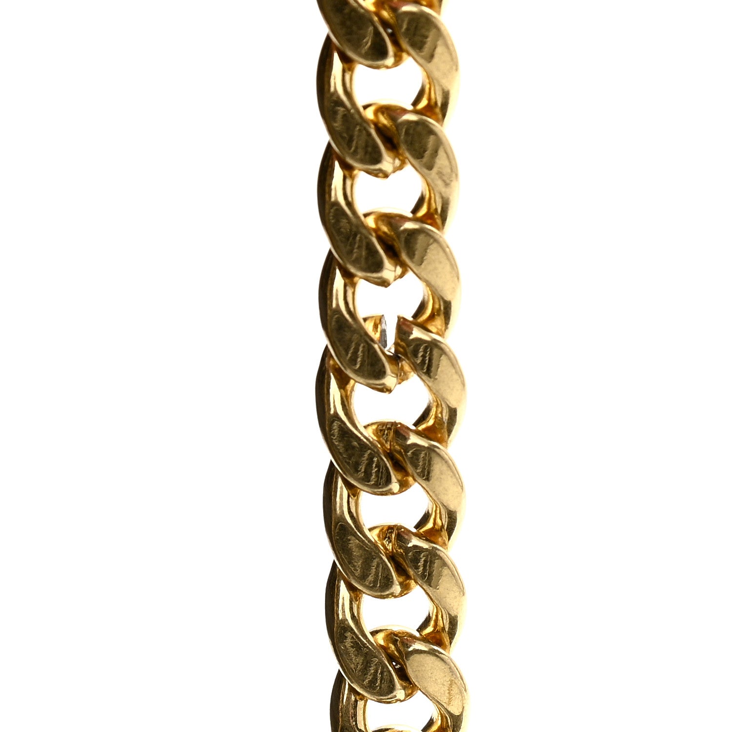 Prada Saffiano Lux Monochrome Chain Wallet Black 8 of 9