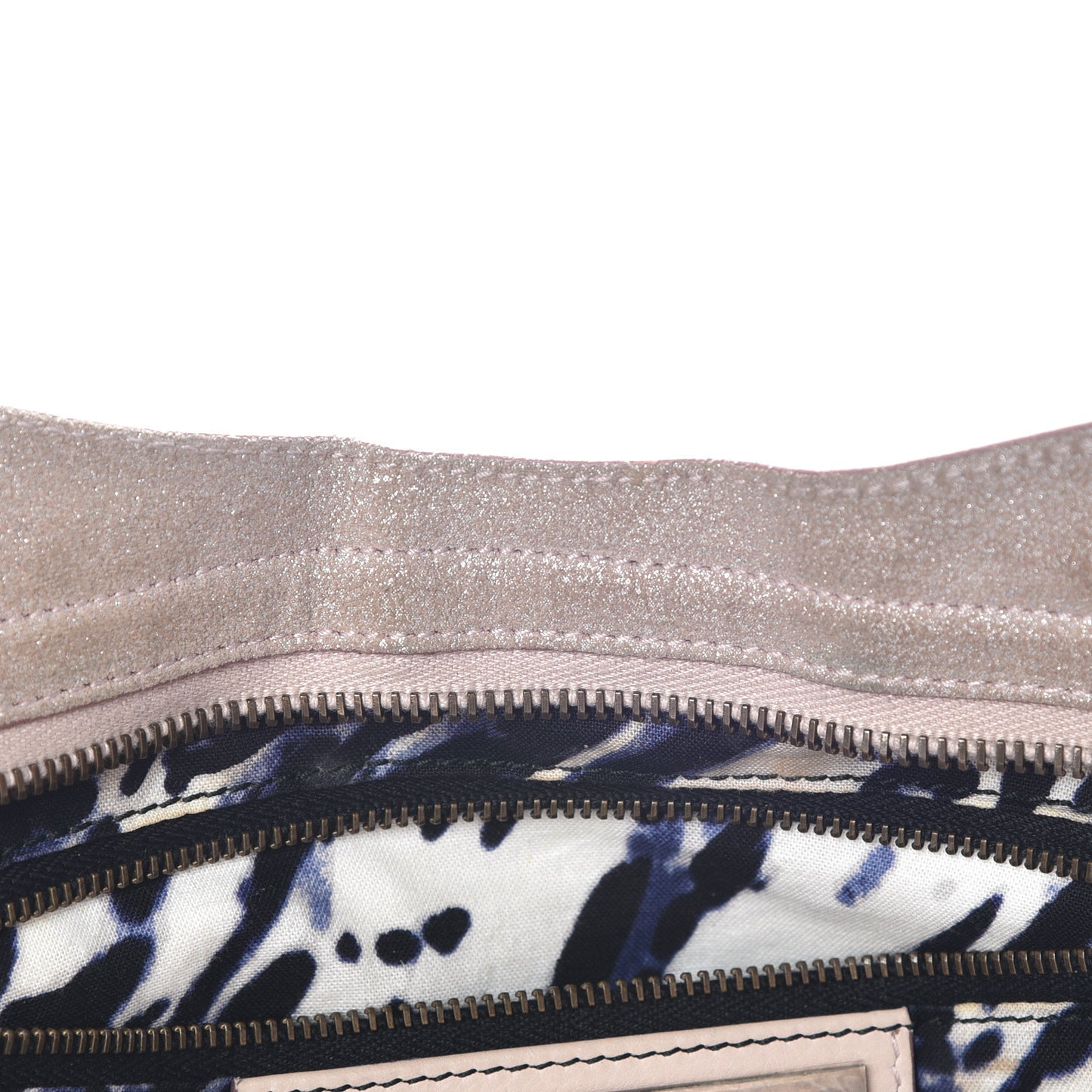 Metallic Craquele Calfskin Classic Hardware City Bois de Rose
