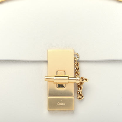 Chloe Calfskin Mini Drew Shoulder Bag White 9 of 9