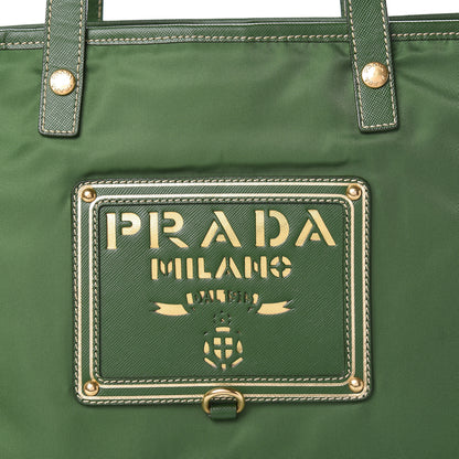 Prada Tessuto Nylon Oro Tote Larice 8 of 10