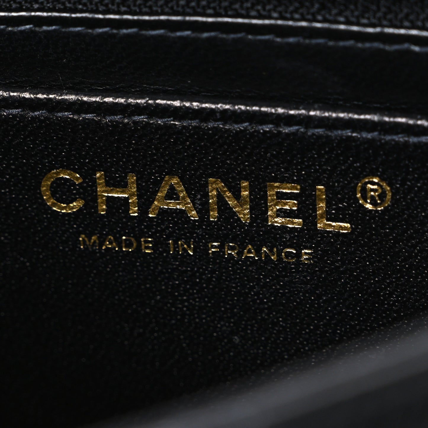 Caviar Quilted Mini Square Flap Black