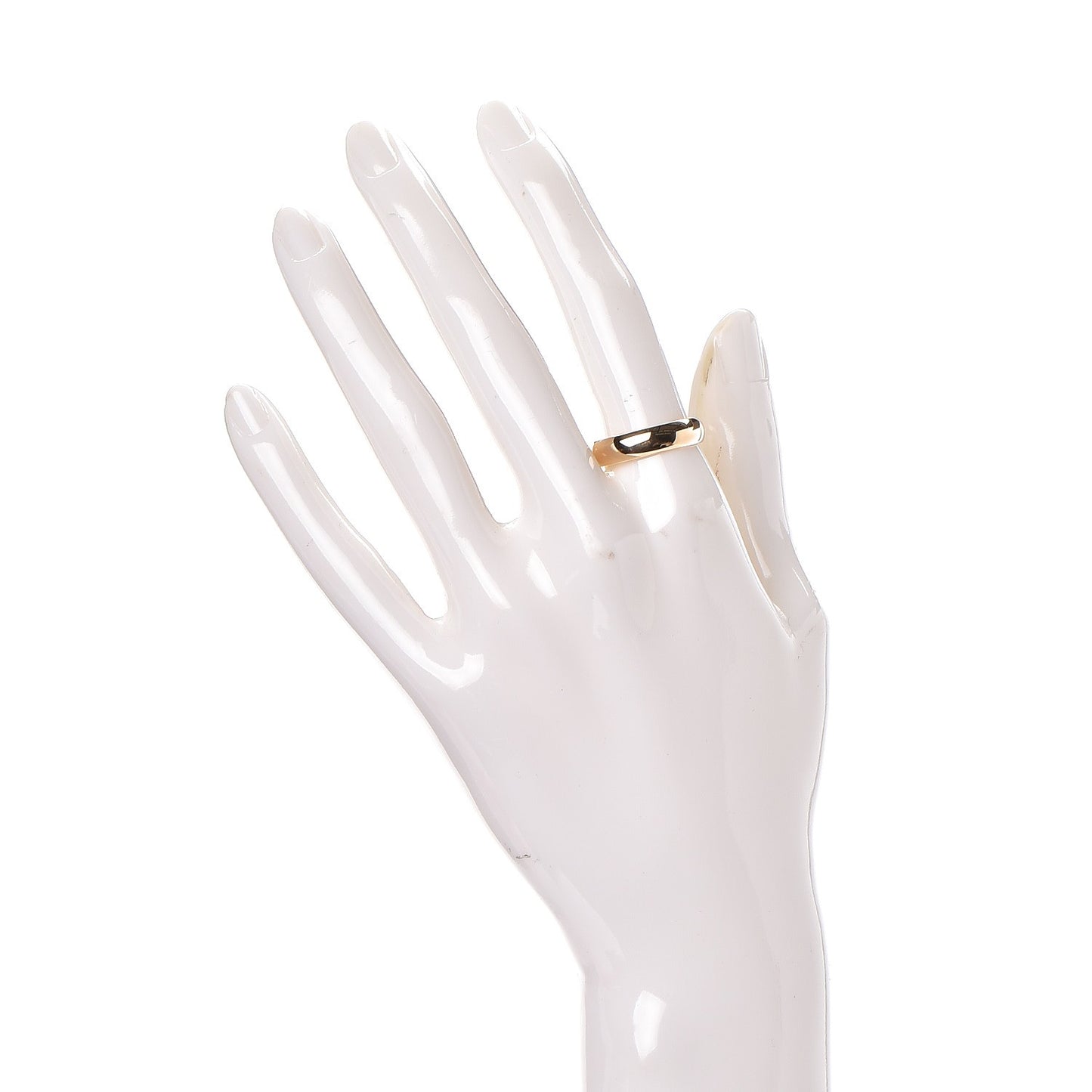 18K Yellow Gold 5mm Wedding Band 58 8.5