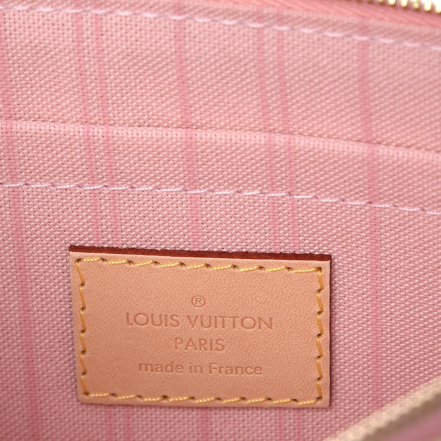 Damier Azur Neverfull MM GM Pochette Rose Ballerine