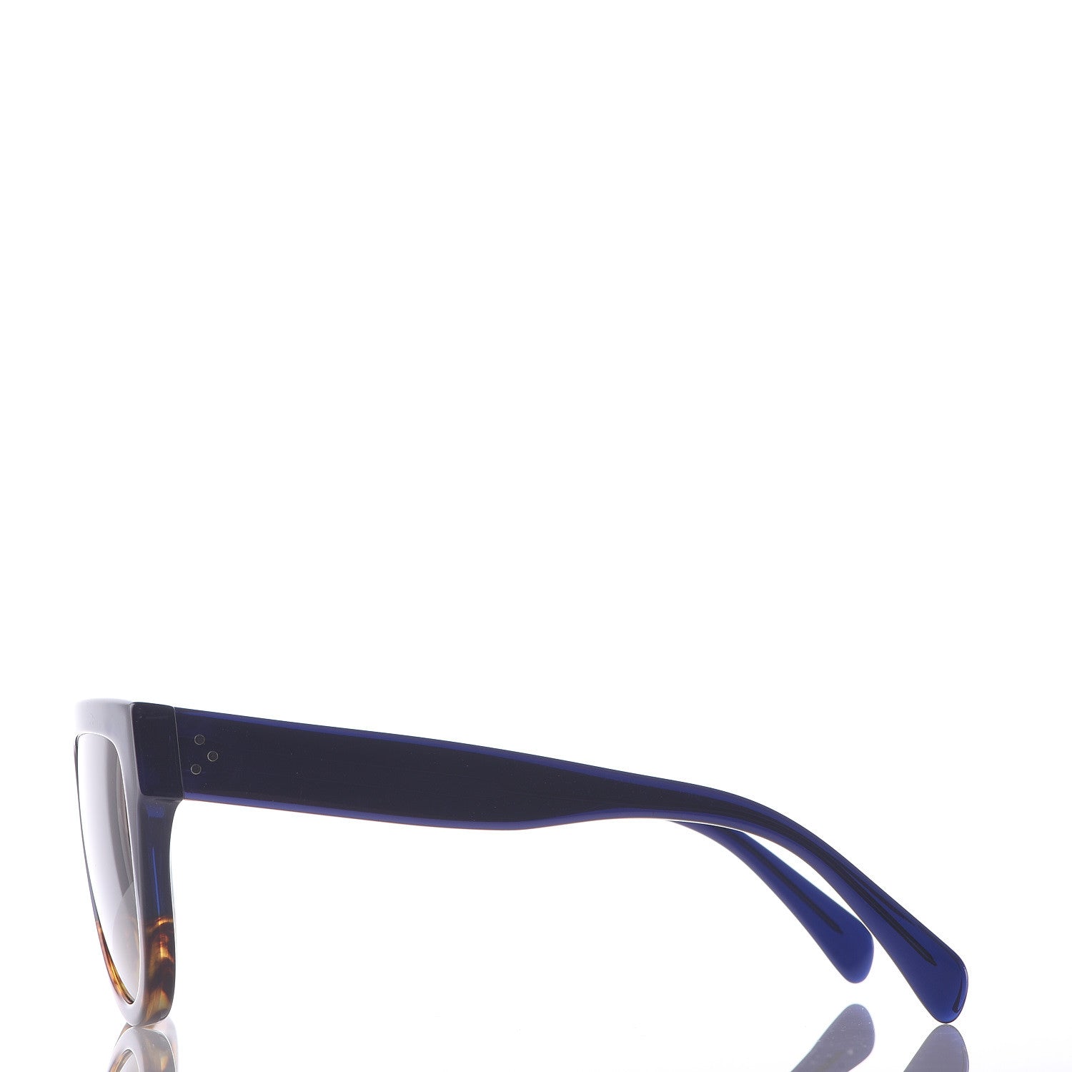 Celine Shadow Sunglasses CL 41026/S Blue Havana 3 of 6