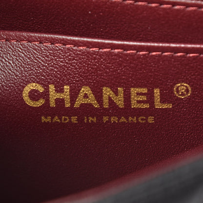 Chanel Lambskin Quilted Mini Rectangular Flap Black 8 of 10