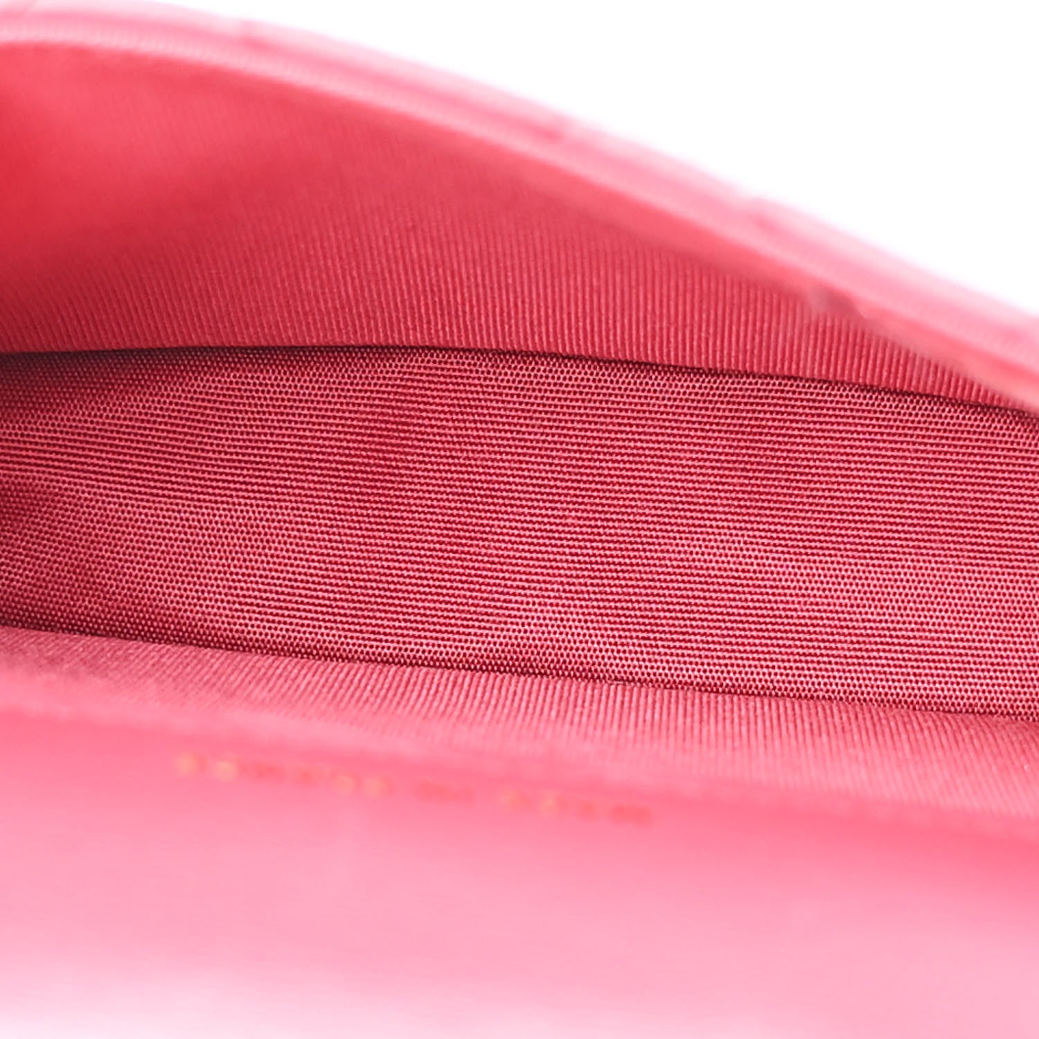 Chanel Lambskin Quilted Top Handle Flap Coin Purse With Chain Dark Pink 5 of 12