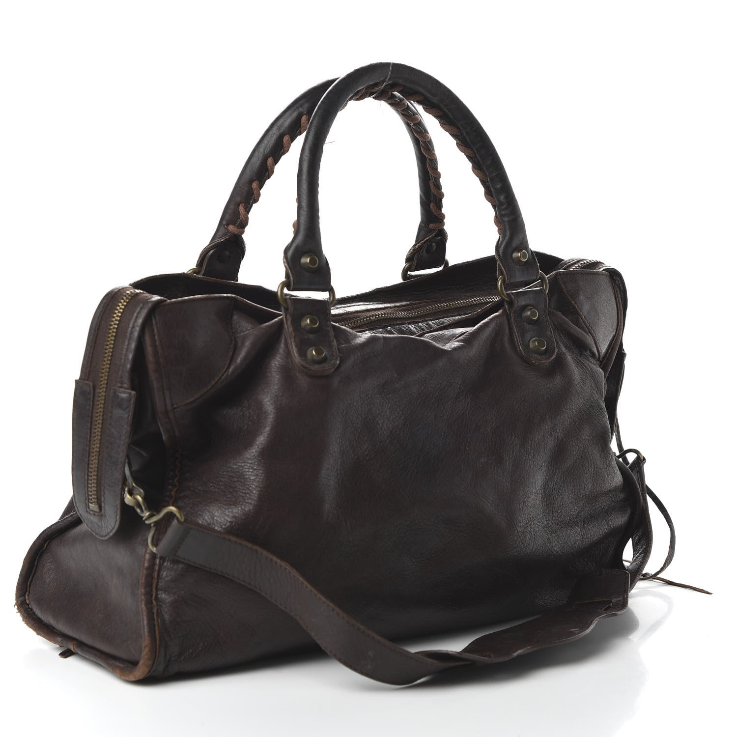 Balenciaga Chevre Classic Hardware City Chocolate 4 of 14