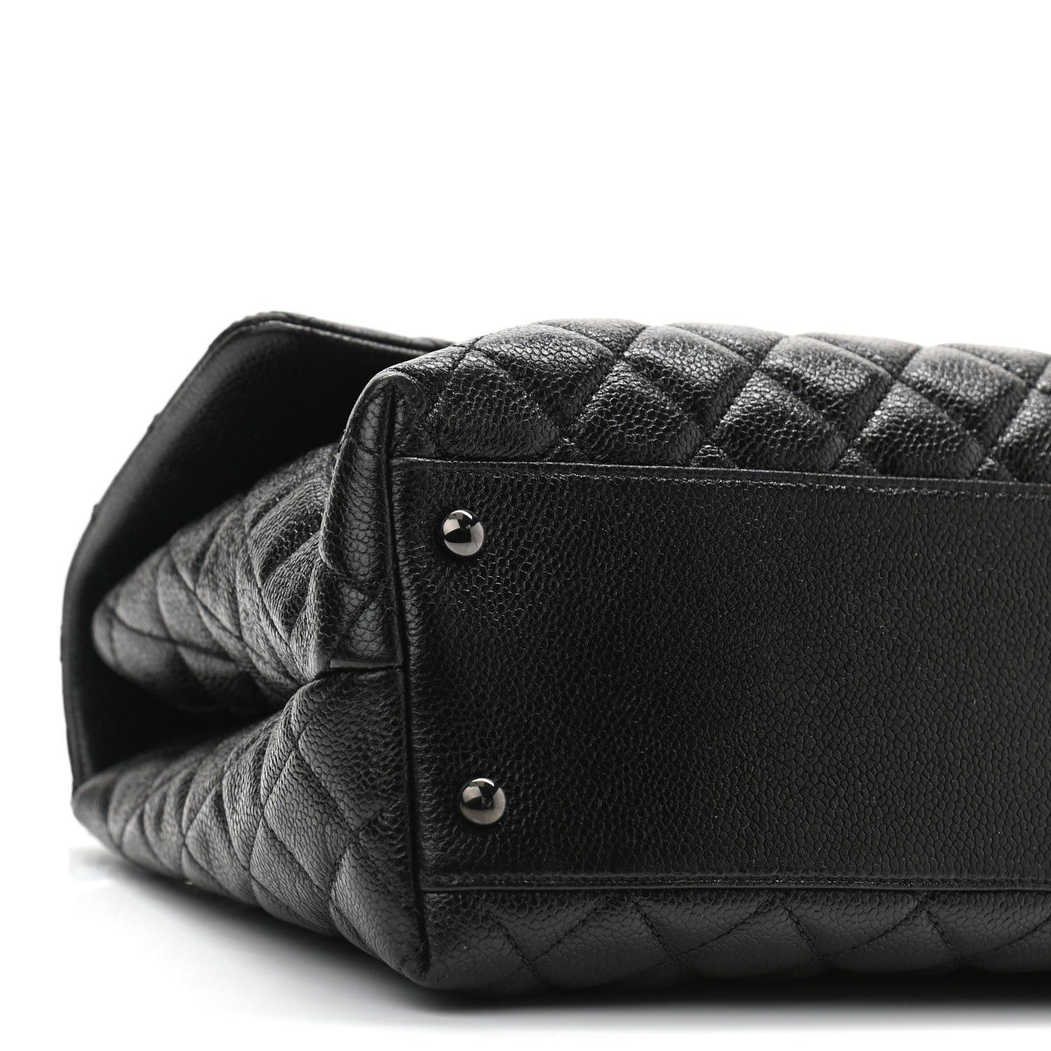 Chanel Caviar Quilted Medium Coco Handle Flap So Black 9 of 10