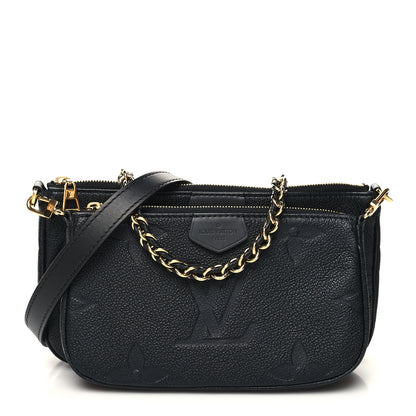 Louis Vuitton Empreinte Monogram Giant Multi Pochette Accessories Black 1 of 11