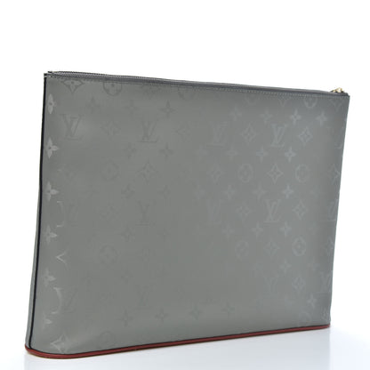 Louis Vuitton Monogram Titanium Pochette Cosmos 3 of 10