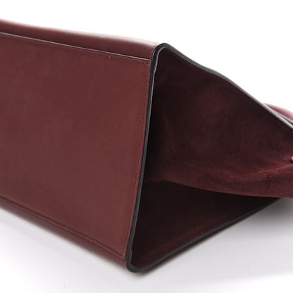 Celine Smooth Calfskin Suede Medium Trapeze Burgundy 7 of 15