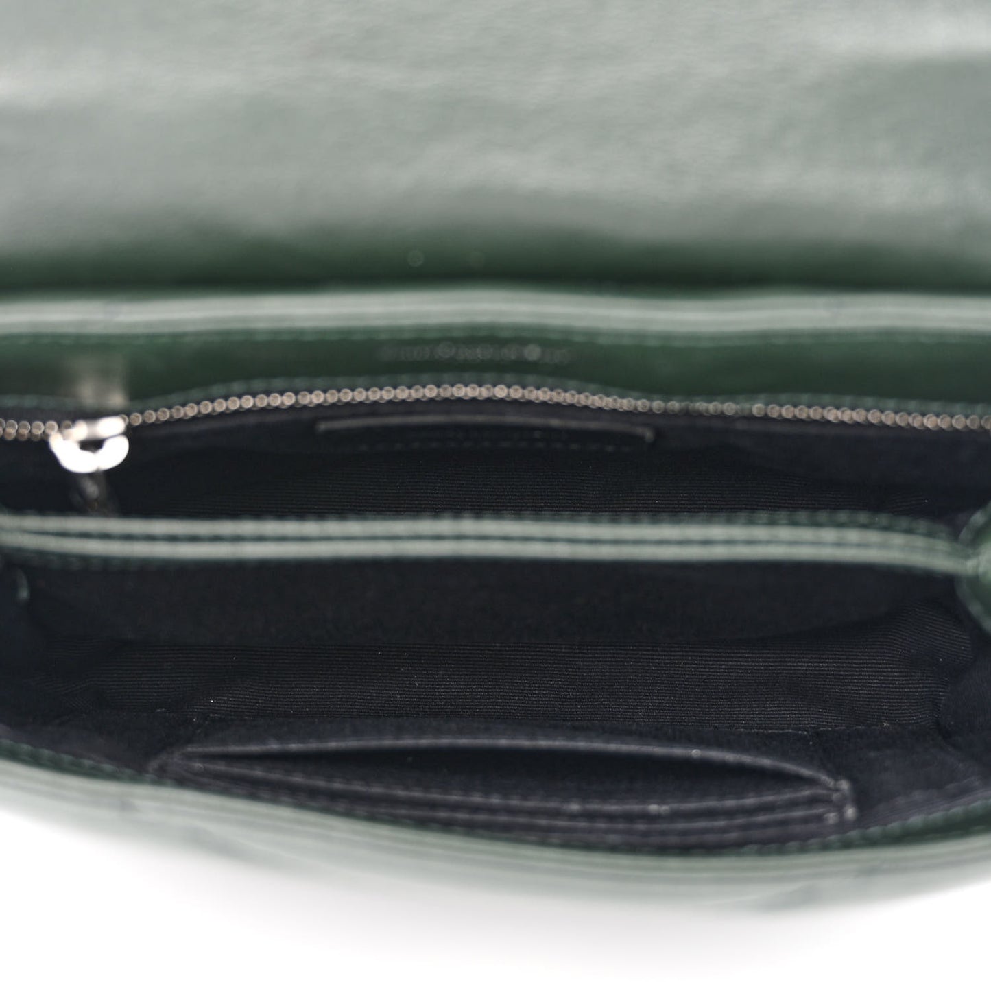 Calfskin Y Quilted Monogram Toy Loulou Crossbody Bag Deep Green
