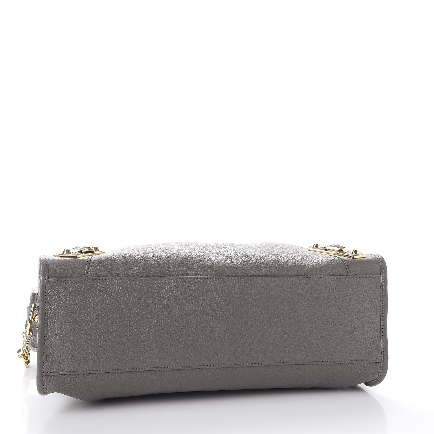 Balenciaga Chevre Gold Metallic Edge Hardware City Gris Acier 4 of 7