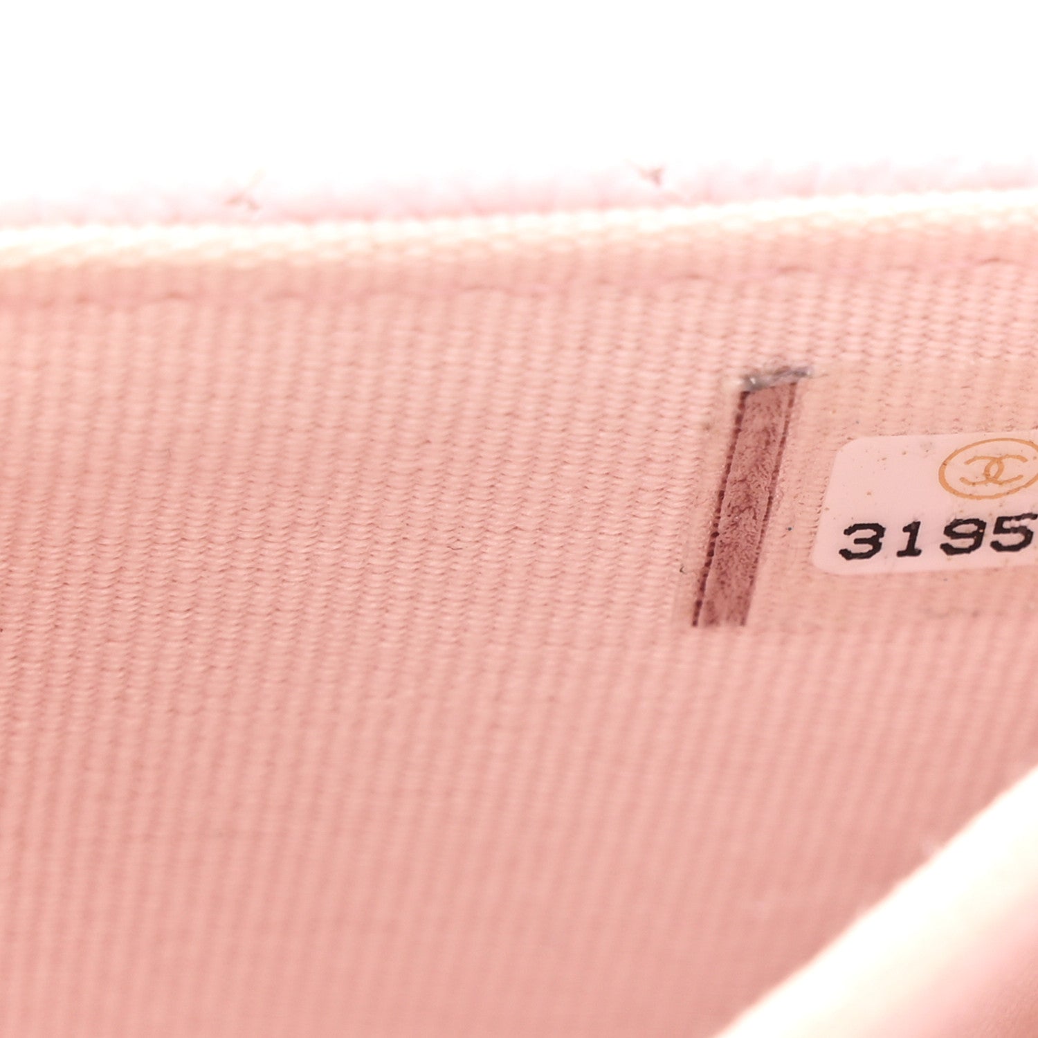 Chanel Caviar Quilted Flap Card Holder Wallet Light Pink 9 of 9