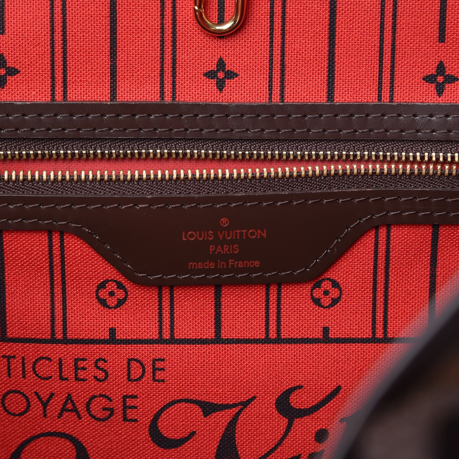 Louis Vuitton Damier Ebene Neverfull MM 6 of 13