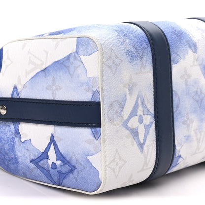 Louis Vuitton Monogram Watercolor City Keepall Blue 8 of 9