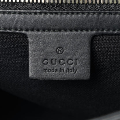 Gucci GG Supreme Monogram Web Flap Messenger Bag Black Grey 8 of 16