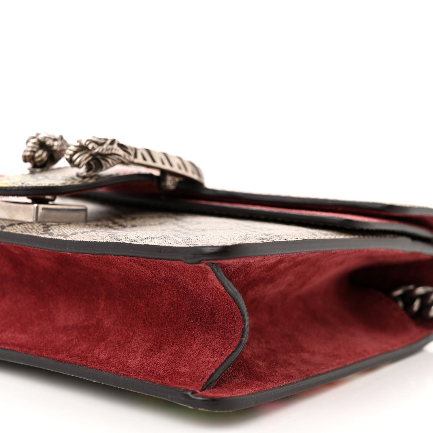 Gucci GG Supreme Monogram Blooms Mini Dionysus Shoulder Bag Beige Multicolor Dry Rose 10 of 11