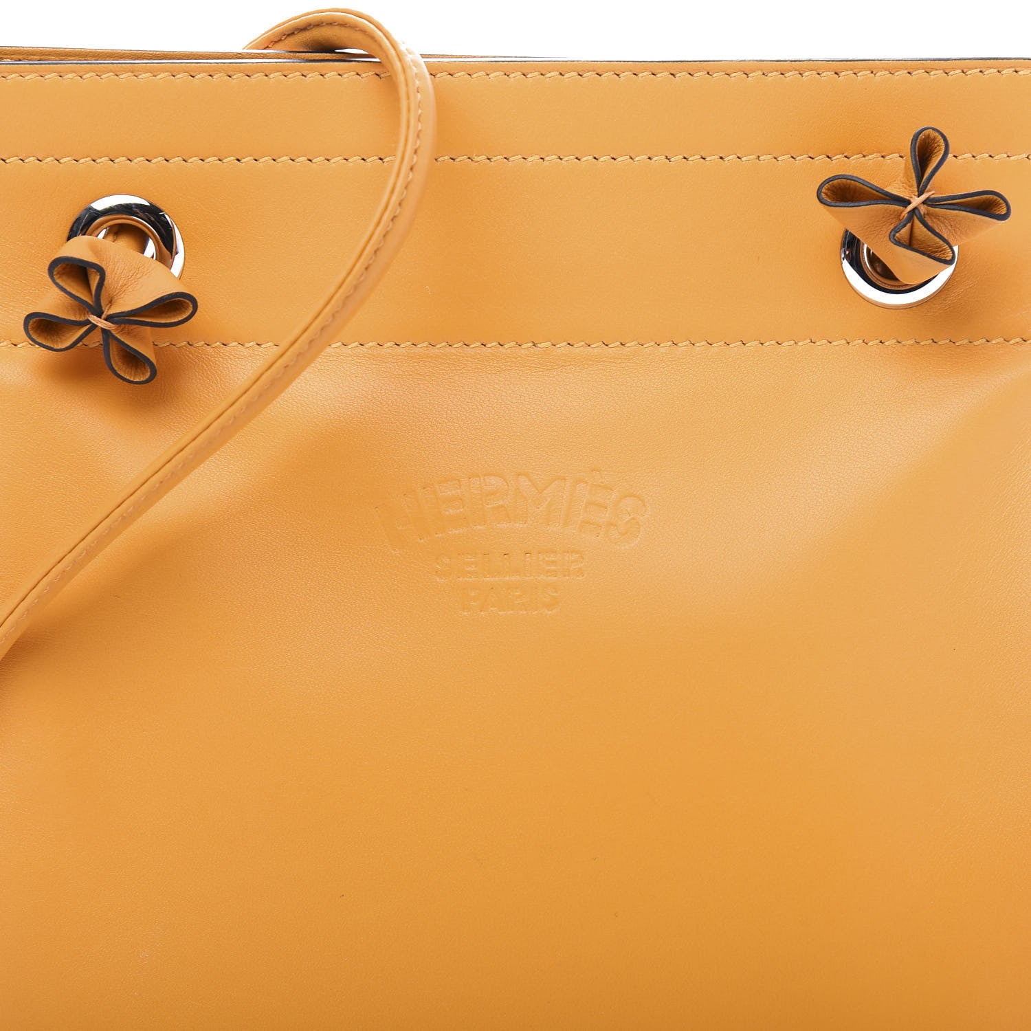 Hermes Milo Lambskin Swift Mini Aline Jaune D'Or 9 of 10