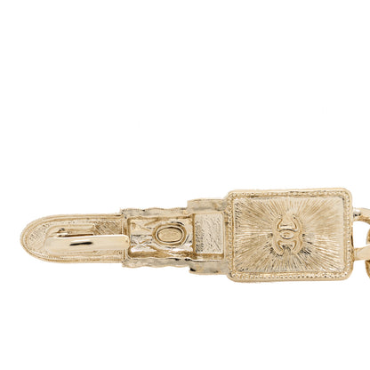 Chanel Metal Strass Pearl Lipstick Necklace Pink Gold 3 of 3