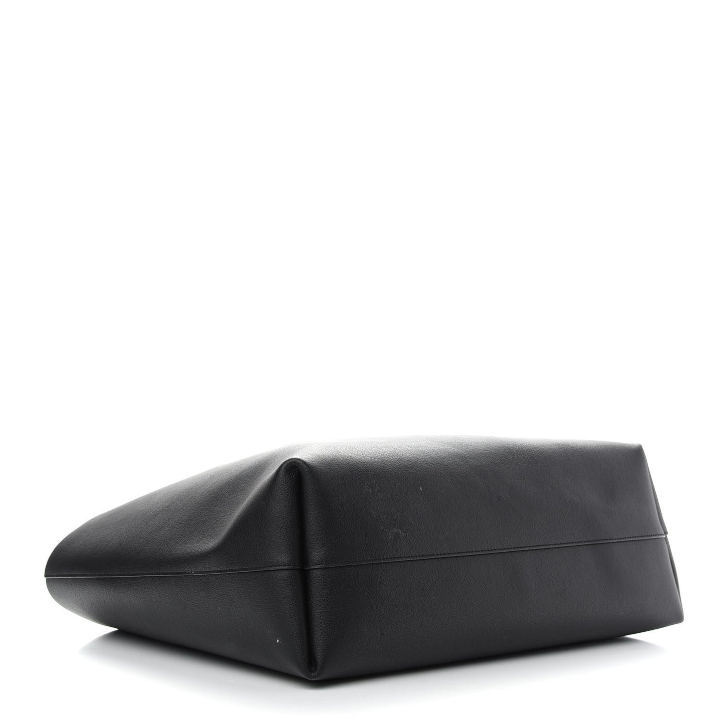 Calfskin Large Shopping Tote Black