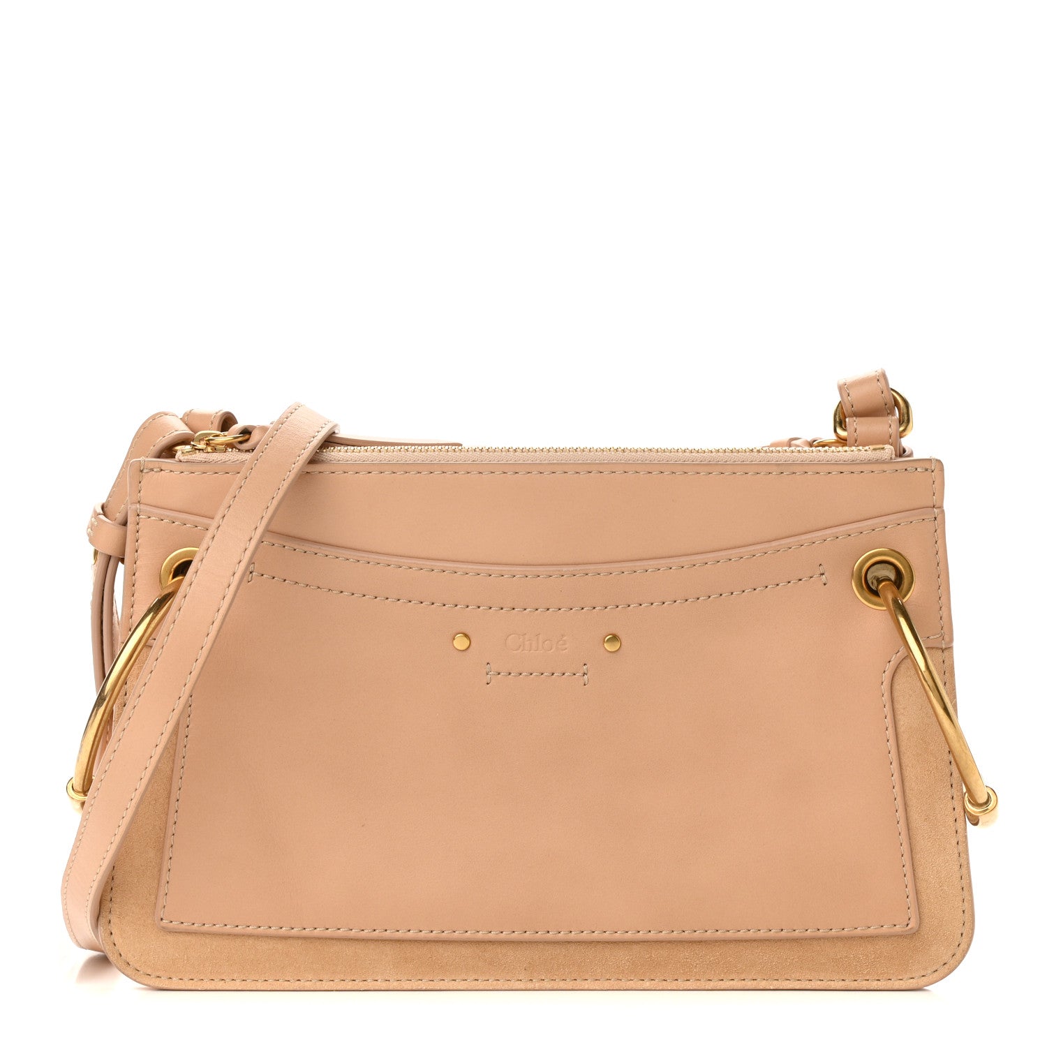 Chloe Calfskin Suede Mini Roy Bag Blushy Pink 1 of 11