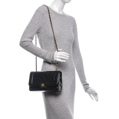 Chanel Lambskin Quilted Medium Single Flap Black 2 of 7