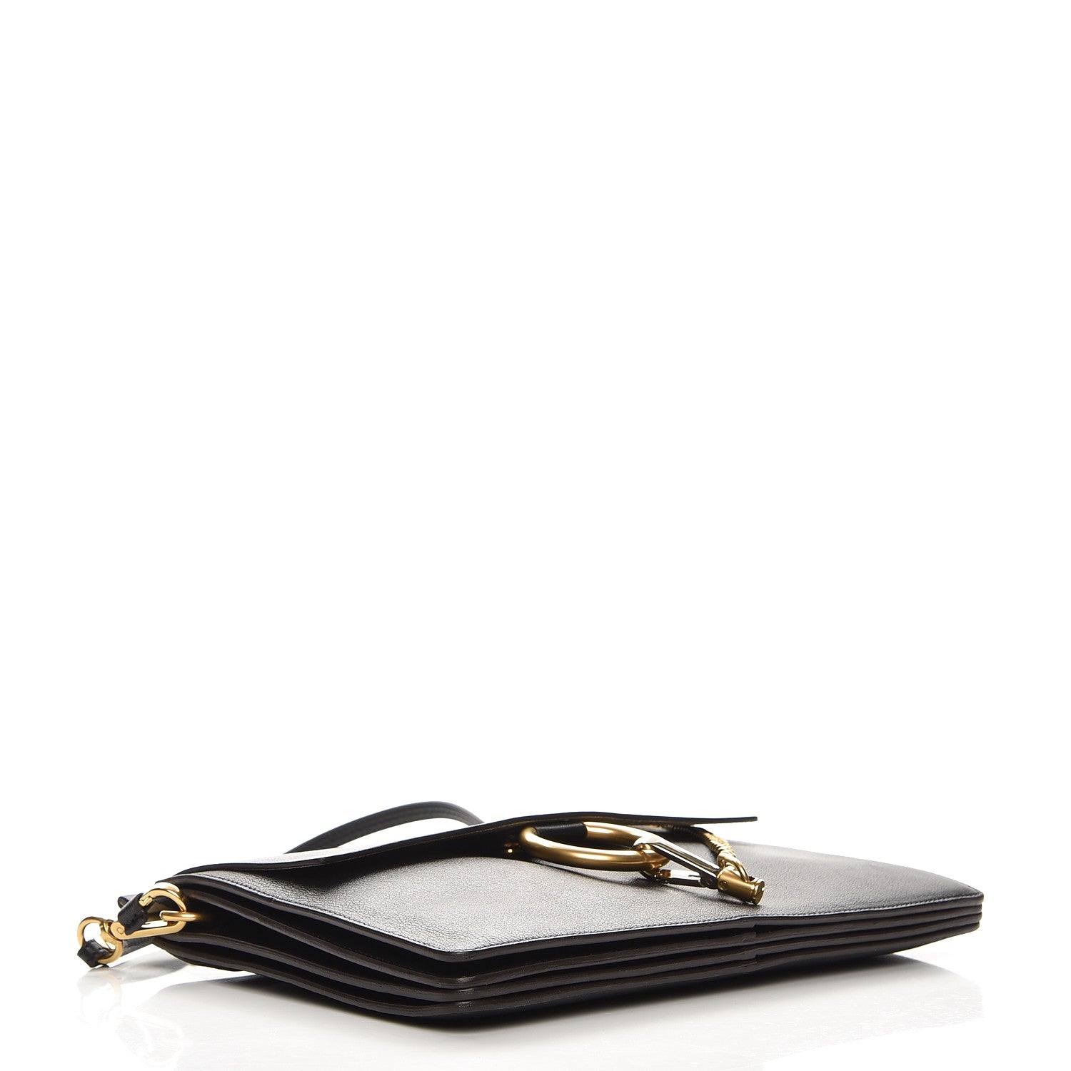 Chloe Calfskin Medium Faye Shoulder Bag Black 4 of 8