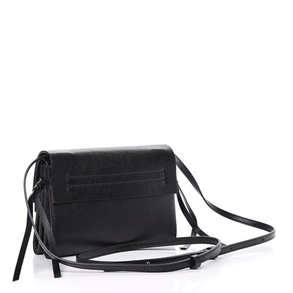 Valentino Garavani Smooth Calfskin Small VRing Crossbody Bag Black 3 of 10