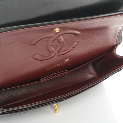 Chanel Lambskin Quilted Medium Double Flap Black 5 of 9