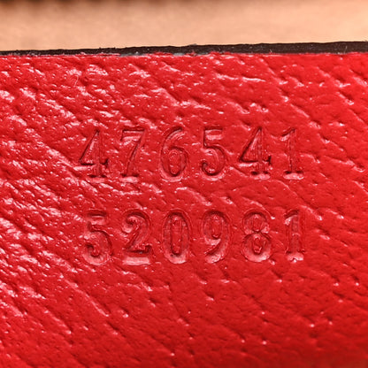 Gucci GG Supreme Monogram Small Queen Margaret Top Handle Bag Red 7 of 13