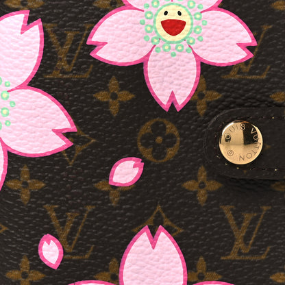 Louis Vuitton Monogram Cherry Blossom Carnet de Bal Mini Agenda Cover Brown 7 of 8