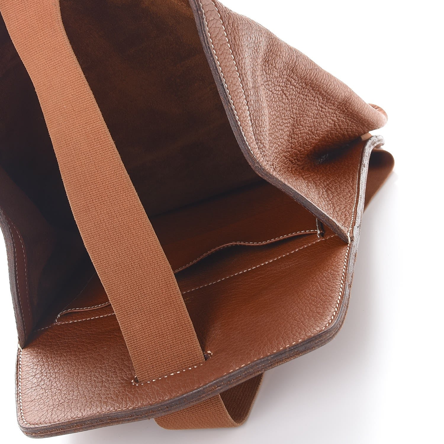Hermes Taurillon Clemence Sherpa Backpack Gold 5 of 14