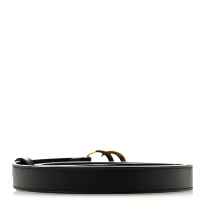 Gucci Calfskin Double G 20mm Belt 95 38 Black 2 of 6