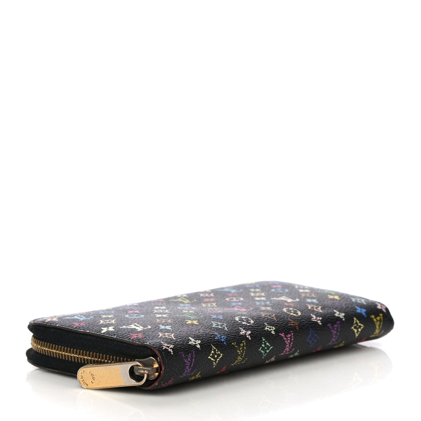 Monogram Multicolor Zippy Wallet Black Grenade
