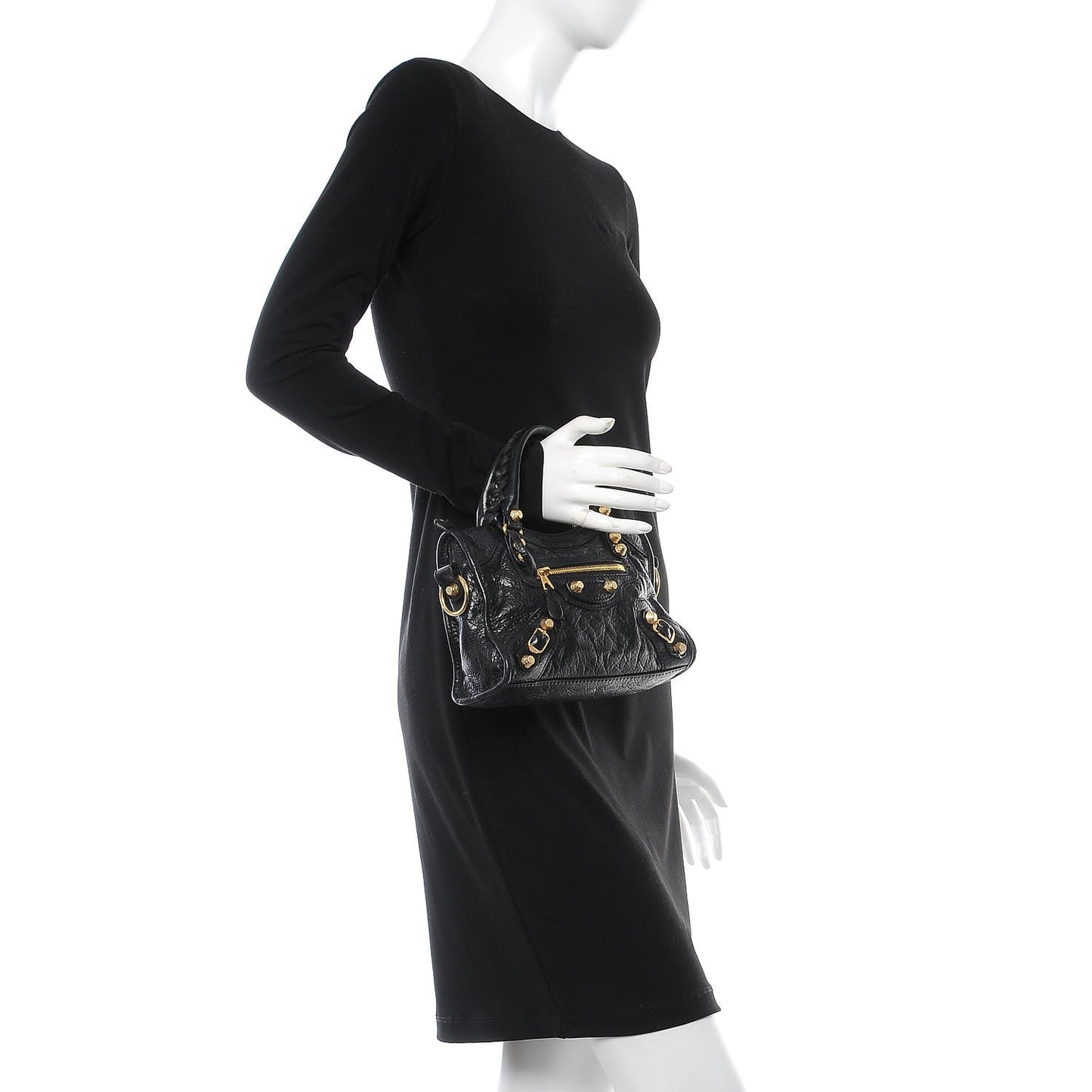 Agneau Giant 12 Gold Hardware Mini City Black