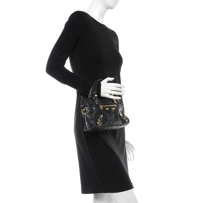 Balenciaga Agneau Giant 12 Gold Hardware Mini City Black 2 of 7
