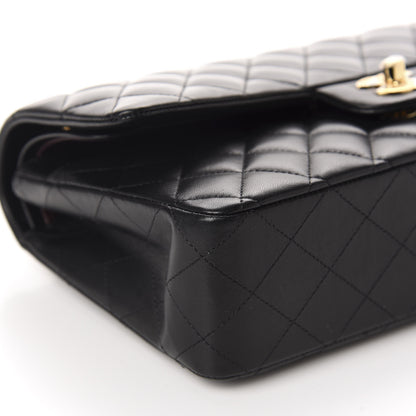 Chanel Lambskin Quilted Medium Double Flap Black 6 of 11
