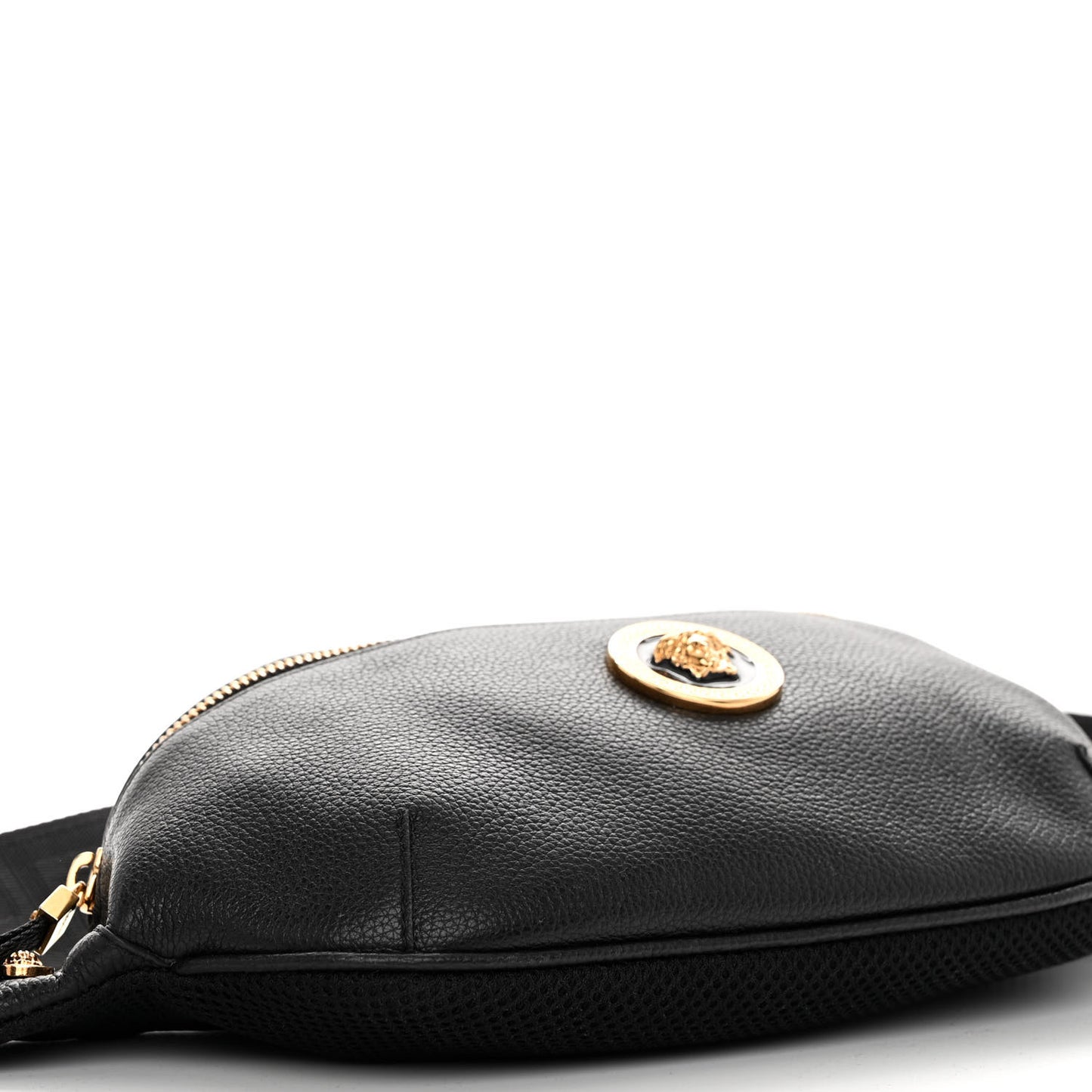Grained Calfskin Vanitas Medea Belt Bag Black