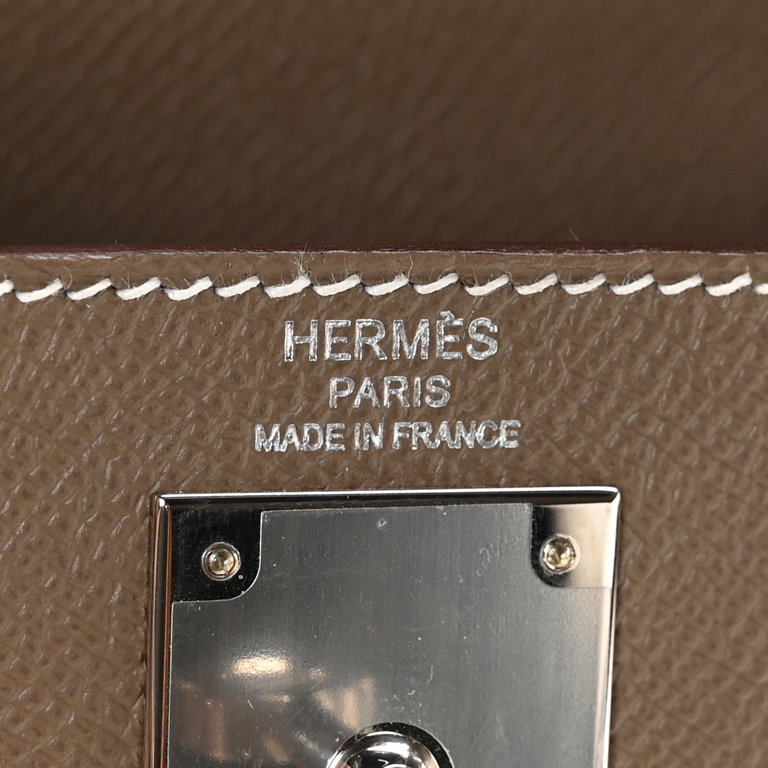 Hermes Epsom Kelly Sellier 28 Etoupe 6 of 10