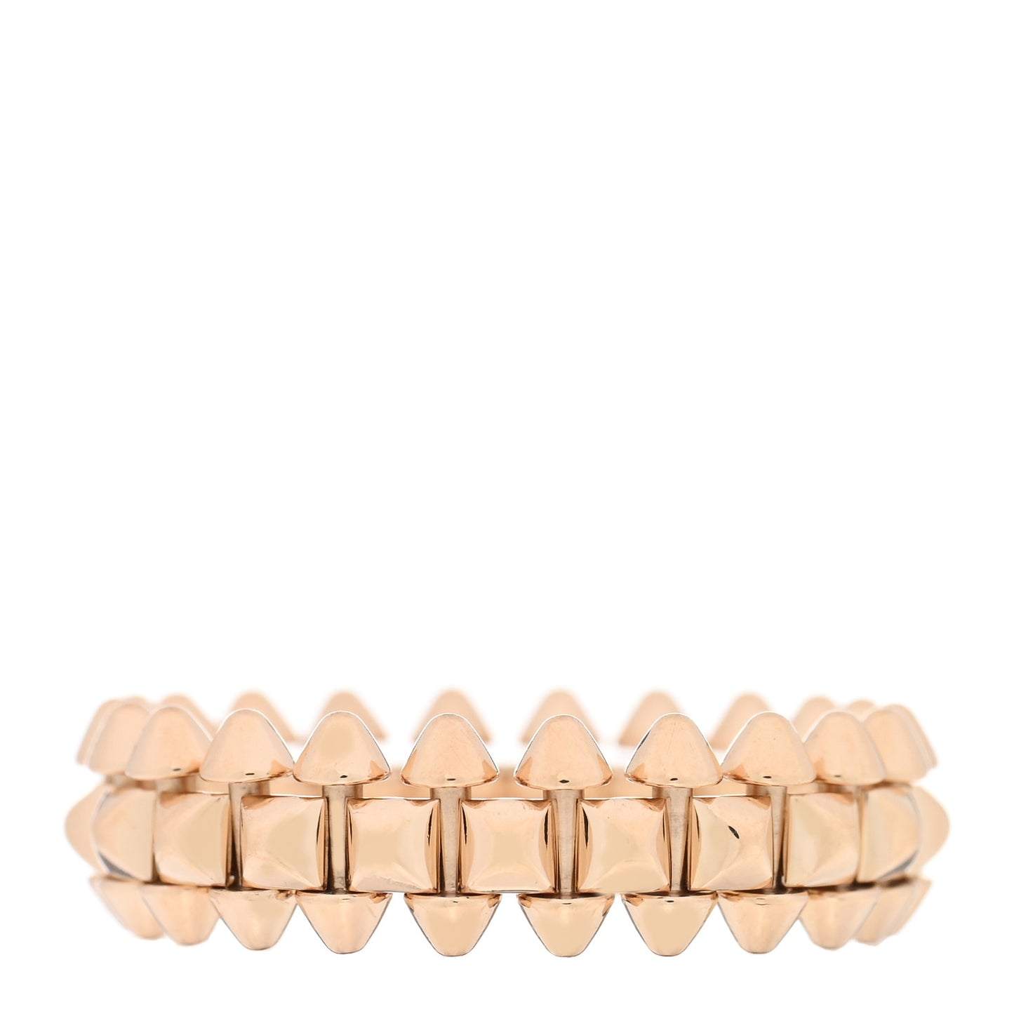 18K Pink Gold SM Clash De Cartier Ring 53 6.5