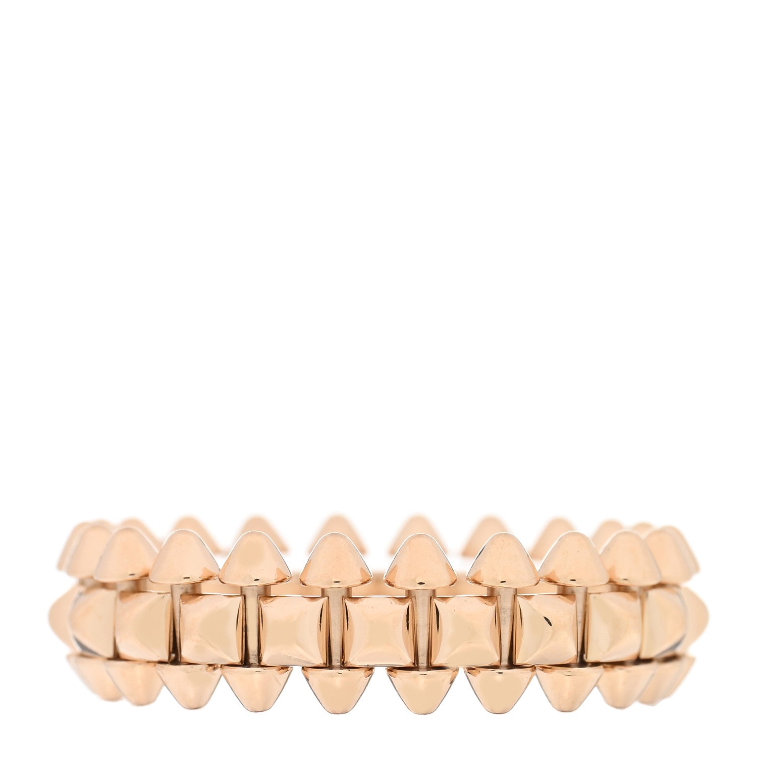 Cartier 18K Pink Gold SM Clash De Cartier Ring 53 6.5 3 of 4